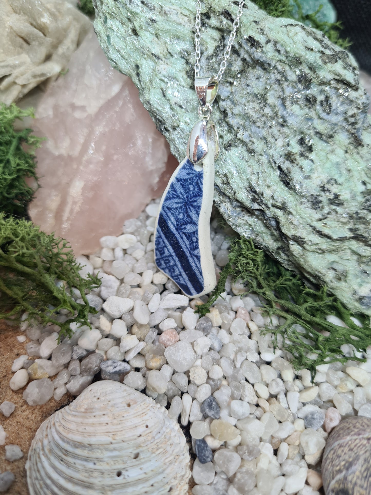 Blue Sea Pottery Shard