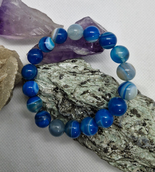 Blue Agate Bracelet