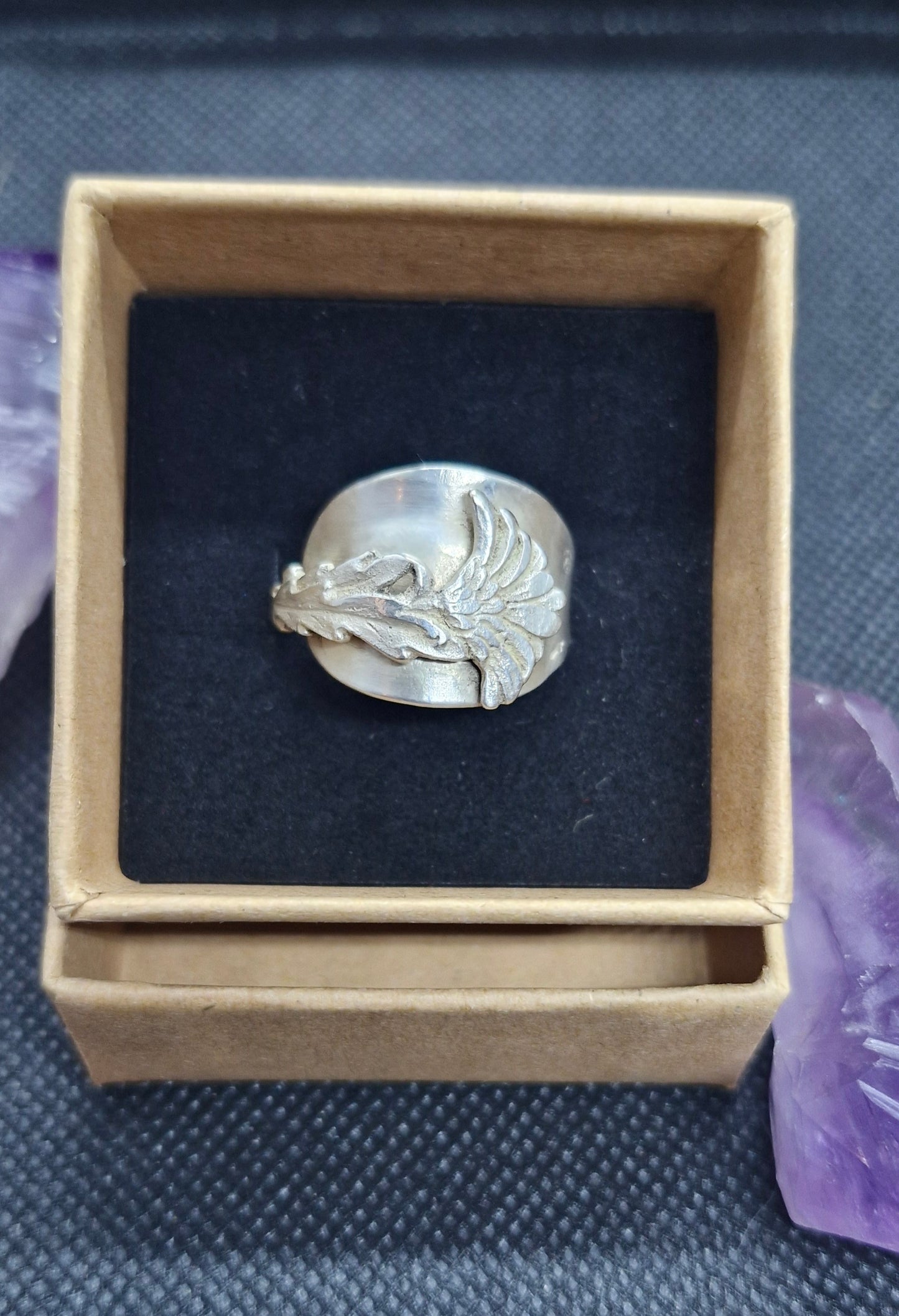 Vintage Silver Spoon Ring