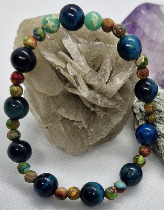 Natural Stone Jasper Bracelet